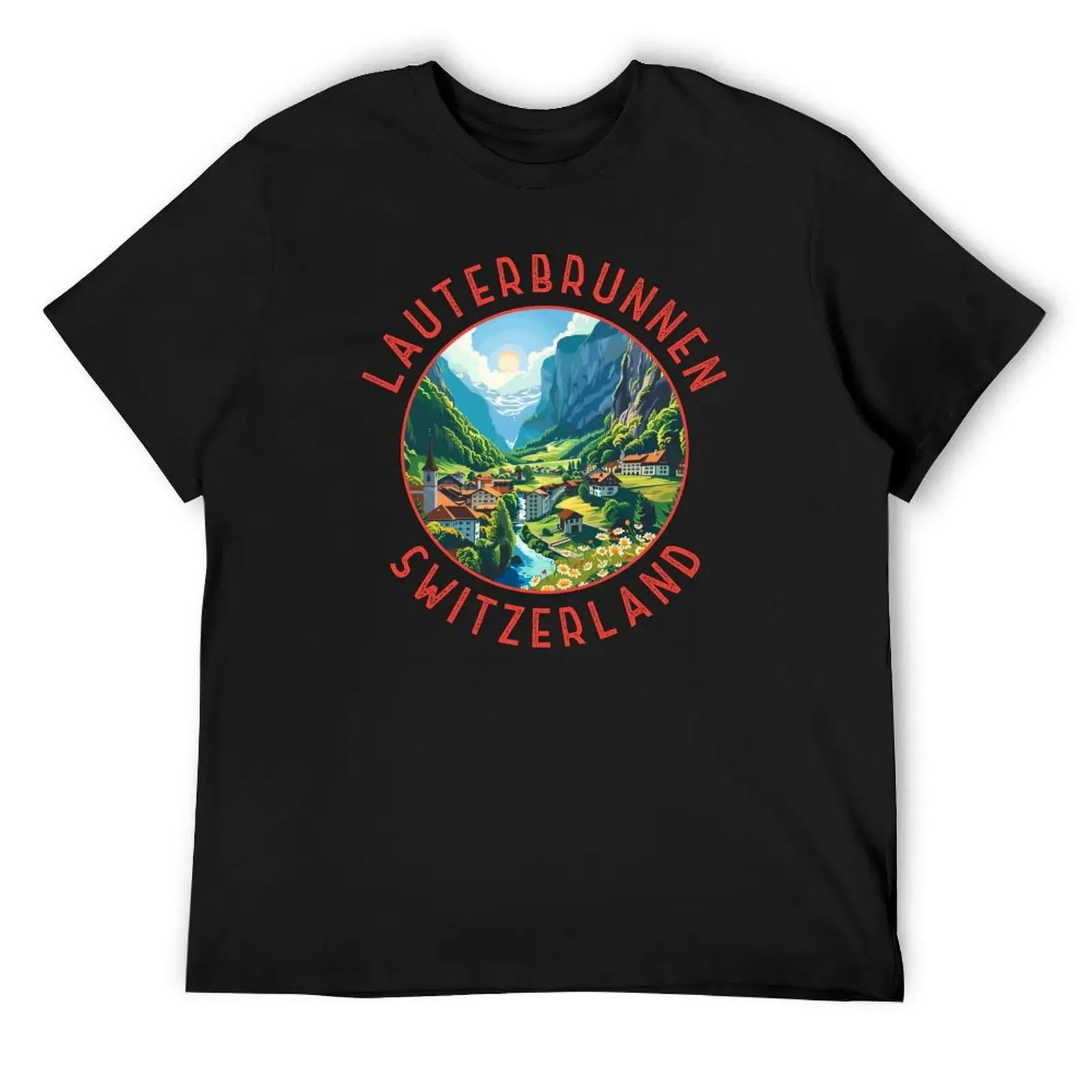 Lauterbrunnen Switzerland Retro Distressed Circle T-Shirt custom shirt boys animal print baggy shirts luxury clothes men
Lauterbrunnen Switzerland Retro Distressed Circle T-Shirt custom shirt boys animal print baggy shirts luxury clothes men