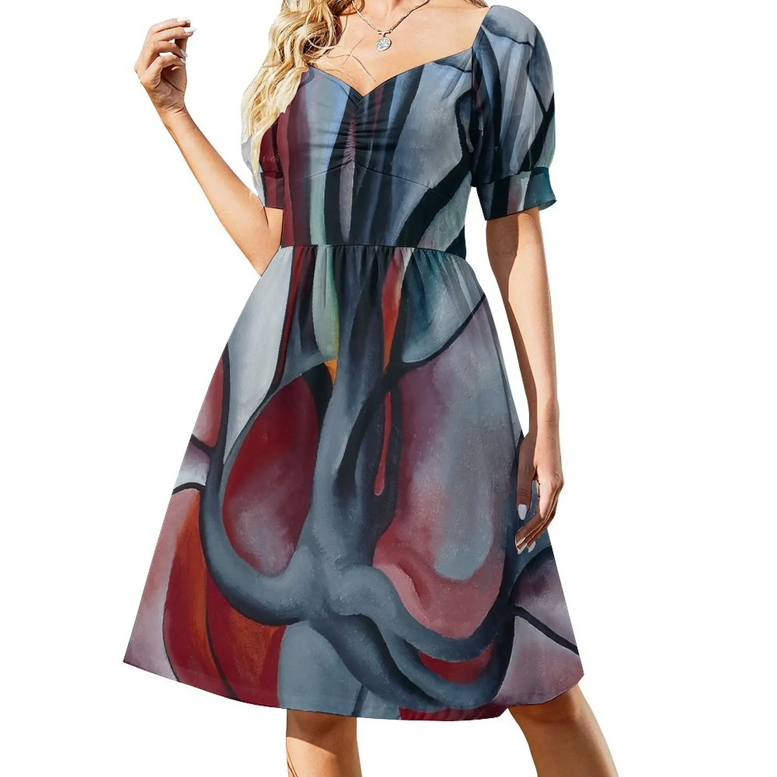 Georgia O'Keeffe Short-Sleeved Dress elegant women's dresses sale women's evening dress 2025 women dress
Georgia O'Keeffe Short-Sleeved Dress elegant women's dresses sale women's evening dress 2025 women dress