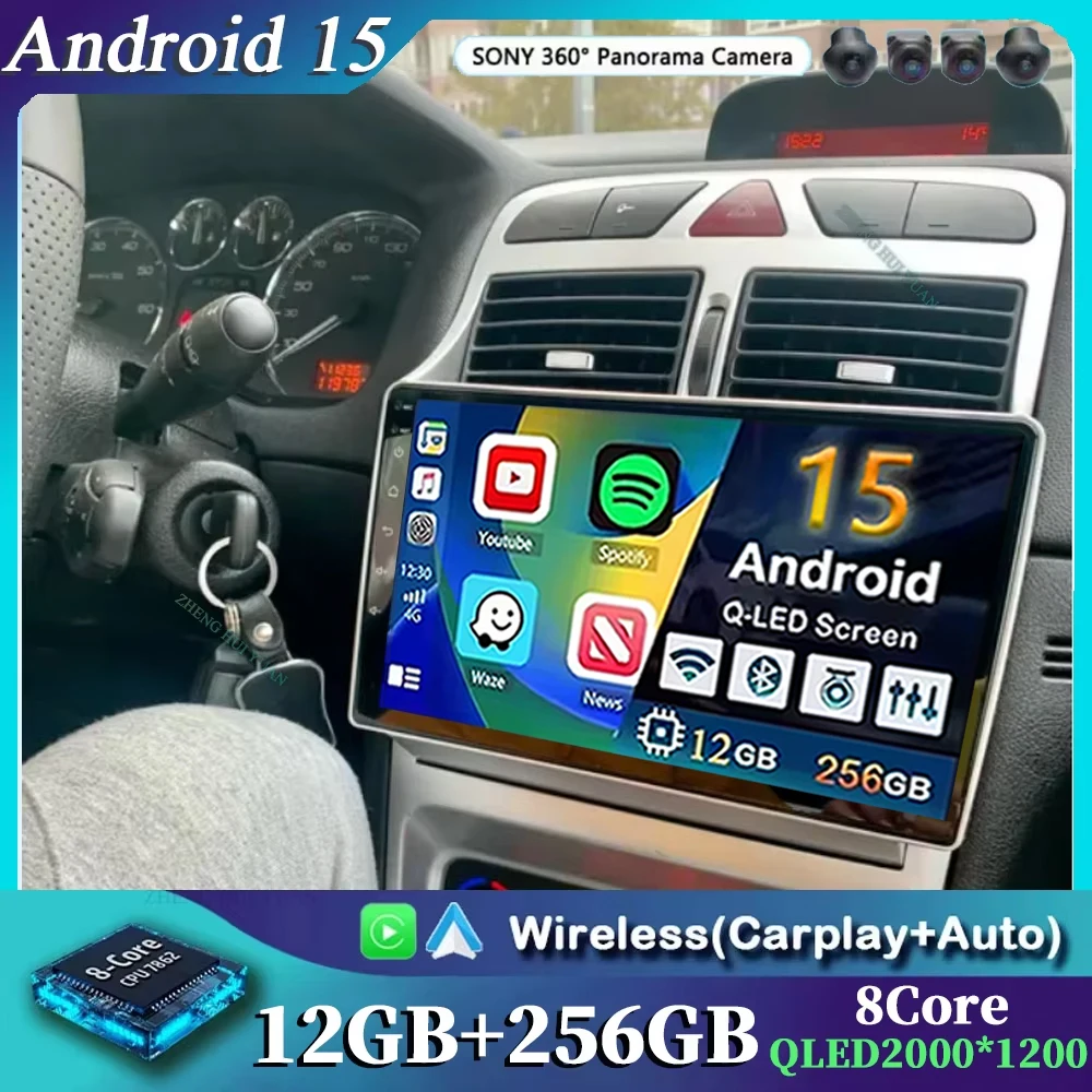 Для Peugeot 307 1 2001-2008 Android 15 12 + 256 ГБ CarPlay авто радио мультимедийный видеоплеер GPS стерео головное устройство 4G WIFI
Для Peugeot 307 1 2001-2008 Android 15 12 + 256 ГБ CarPlay авто радио мультимедийный видеоплеер GPS стерео головное устройство 4G WIFI