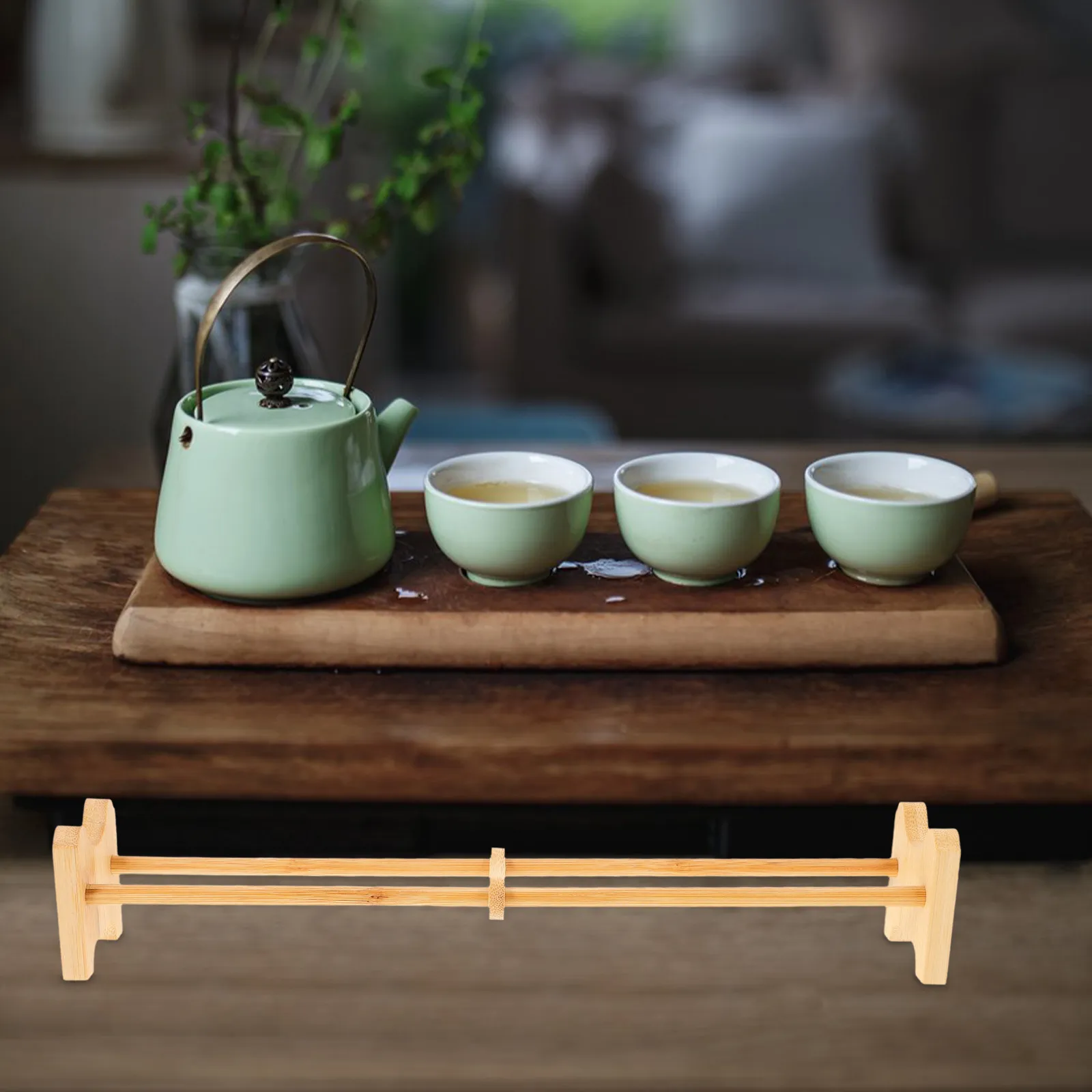Wood Tea Set Storage Rack Elegant Tea Cup Drying Rack with Drainage Design for Small Spaces Modern Kitchen Bathroom Decor
Wood Tea Set Storage Rack Elegant Tea Cup Drying Rack with Drainage Design for Small Spaces Modern Kitchen Bathroom Decor