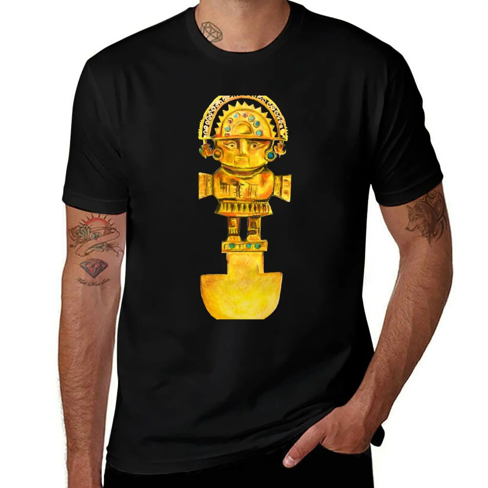 Peruvian Tumi Drawing Colored Pencils T-Shirt man graphic t shirt anime t shirts oversize T-Shirt
Peruvian Tumi Drawing Colored Pencils T-Shirt man graphic t shirt anime t shirts oversize T-Shirt