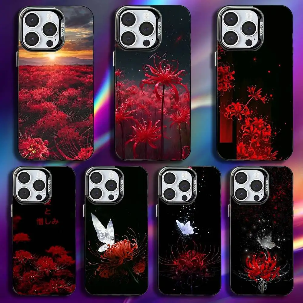 Red Spider Lily Flowers Phone Case For iPhone 16,15,14,13,12,11,Pro,Max,Plus,Mini,XS,SE Anti Fall Black Matte Hard Bumper
Red Spider Lily Flowers Phone Case For iPhone 16,15,14,13,12,11,Pro,Max,Plus,Mini,XS,SE Anti Fall Black Matte Hard Bumper