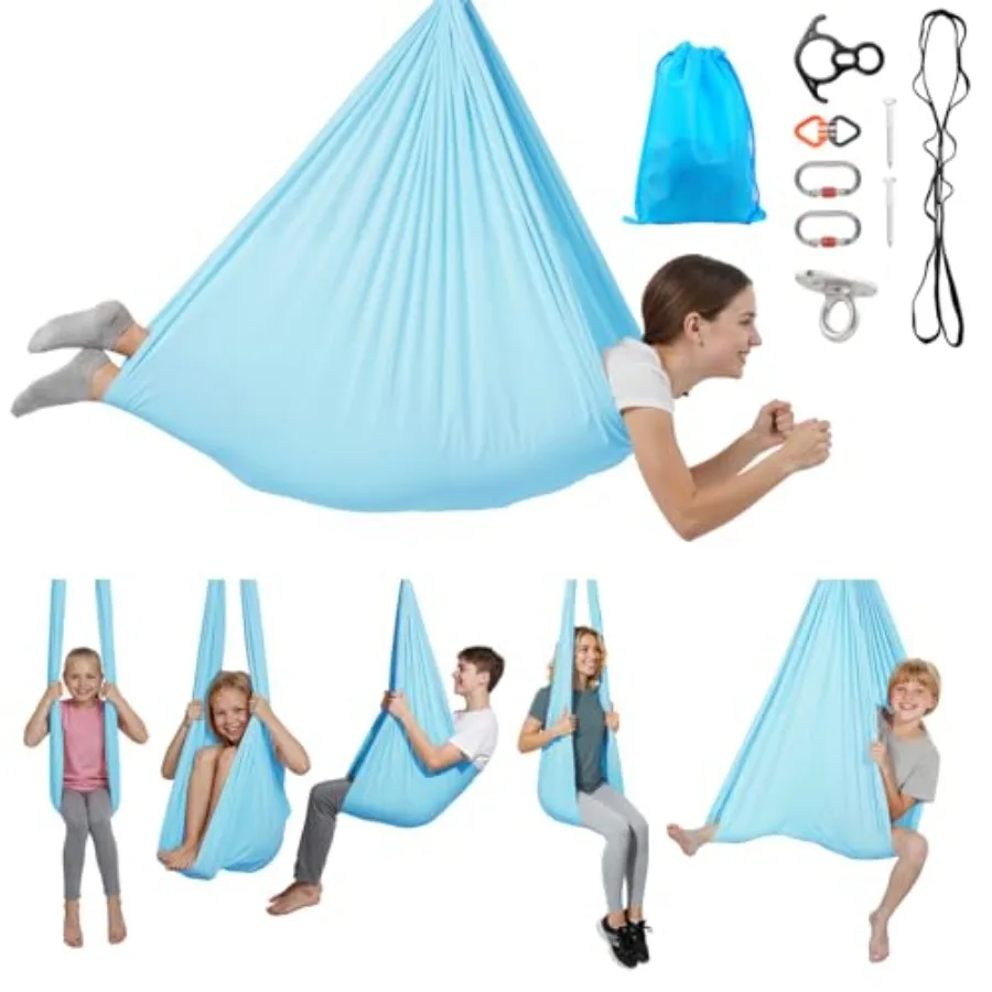 Aerial Silk and Yoga Swing Aerial Yoga Hammock Kit with 100gsm Nylon Fabric Full Rigging Hardware and Easy Set-up Guide Antigra
Aerial Silk and Yoga Swing Aerial Yoga Hammock Kit with 100gsm Nylon Fabric Full Rigging Hardware and Easy Set-up Guide Antigra