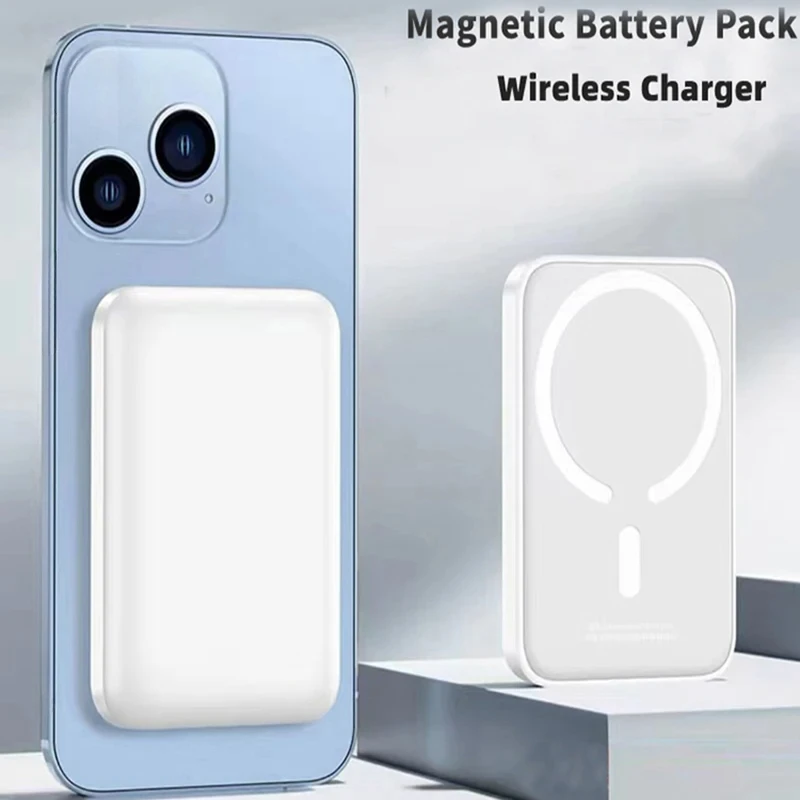 Magnetic Wireless Charger 10000mAh Slim Battery Pack External Battery Macsafe Powerbank for iPhone 12/13/14/15/Mini/Plus/Pro Max
Magnetic Wireless Charger 10000mAh Slim Battery Pack External Battery Macsafe Powerbank for iPhone 12/13/14/15/Mini/Plus/Pro Max