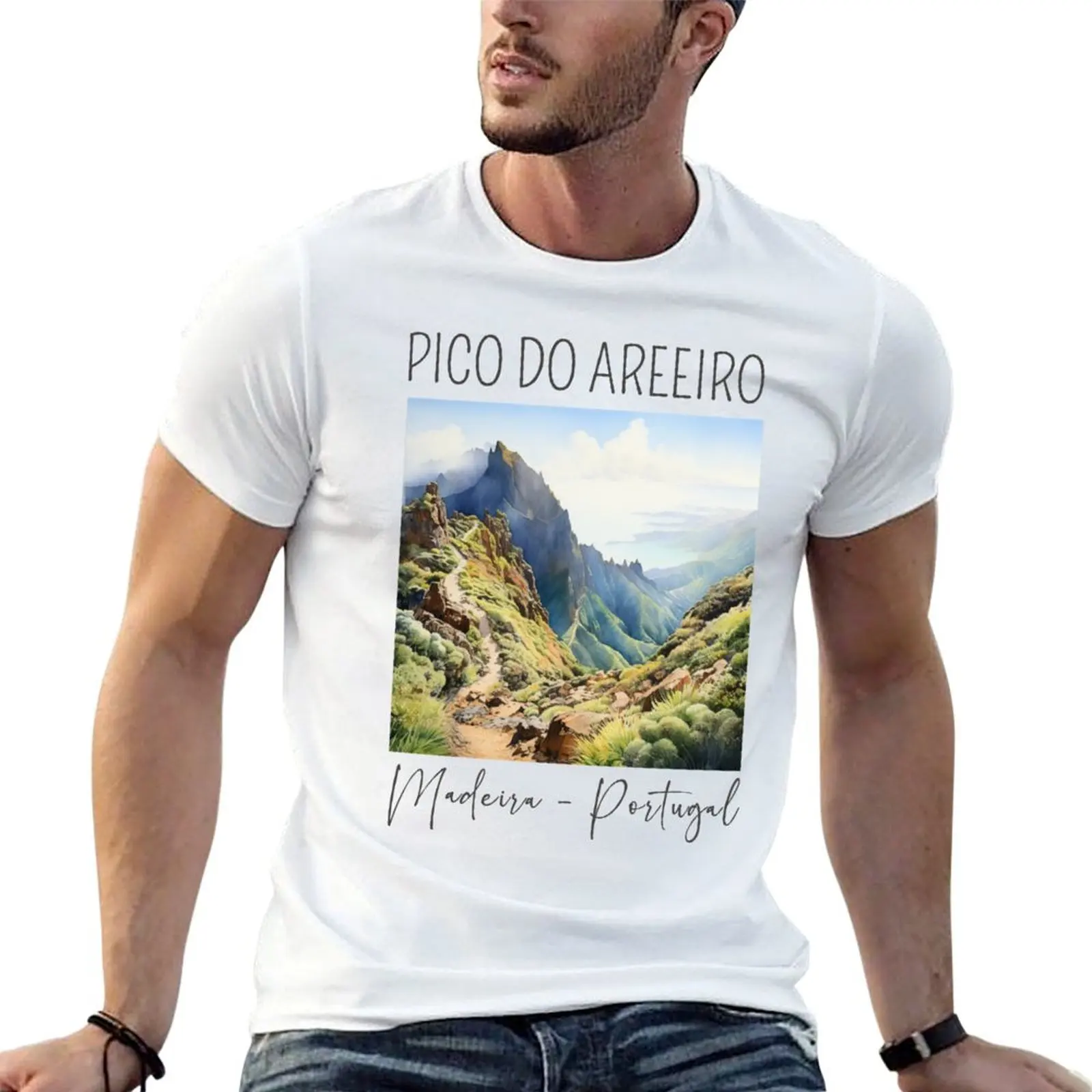 Watercolor Design of the Pico do Areeiro in Madeira - Portugal T-Shirt t shirts for man pack white T-Shirt
Watercolor Design of the Pico do Areeiro in Madeira - Portugal T-Shirt t shirts for man pack white T-Shirt