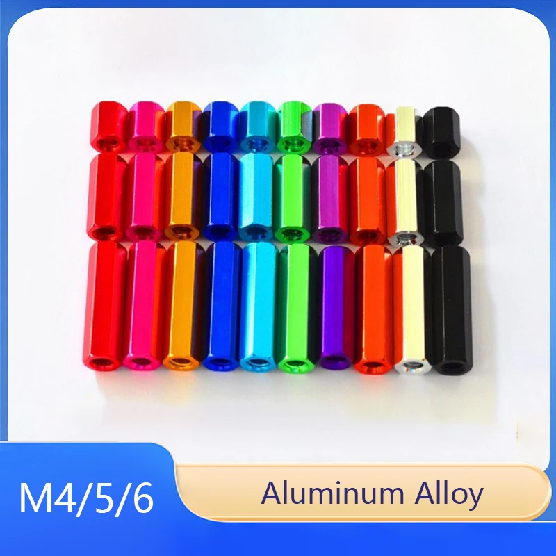 5pcs Aluminum Alloy Bolts ID:M4 M5 M6 OD:7/8/10mm Hex Head Nuts For Model DIY Suitable For Connecting Rods Or Support Columns
5pcs Aluminum Alloy Bolts ID:M4 M5 M6 OD:7/8/10mm Hex Head Nuts For Model DIY Suitable For Connecting Rods Or Support Columns