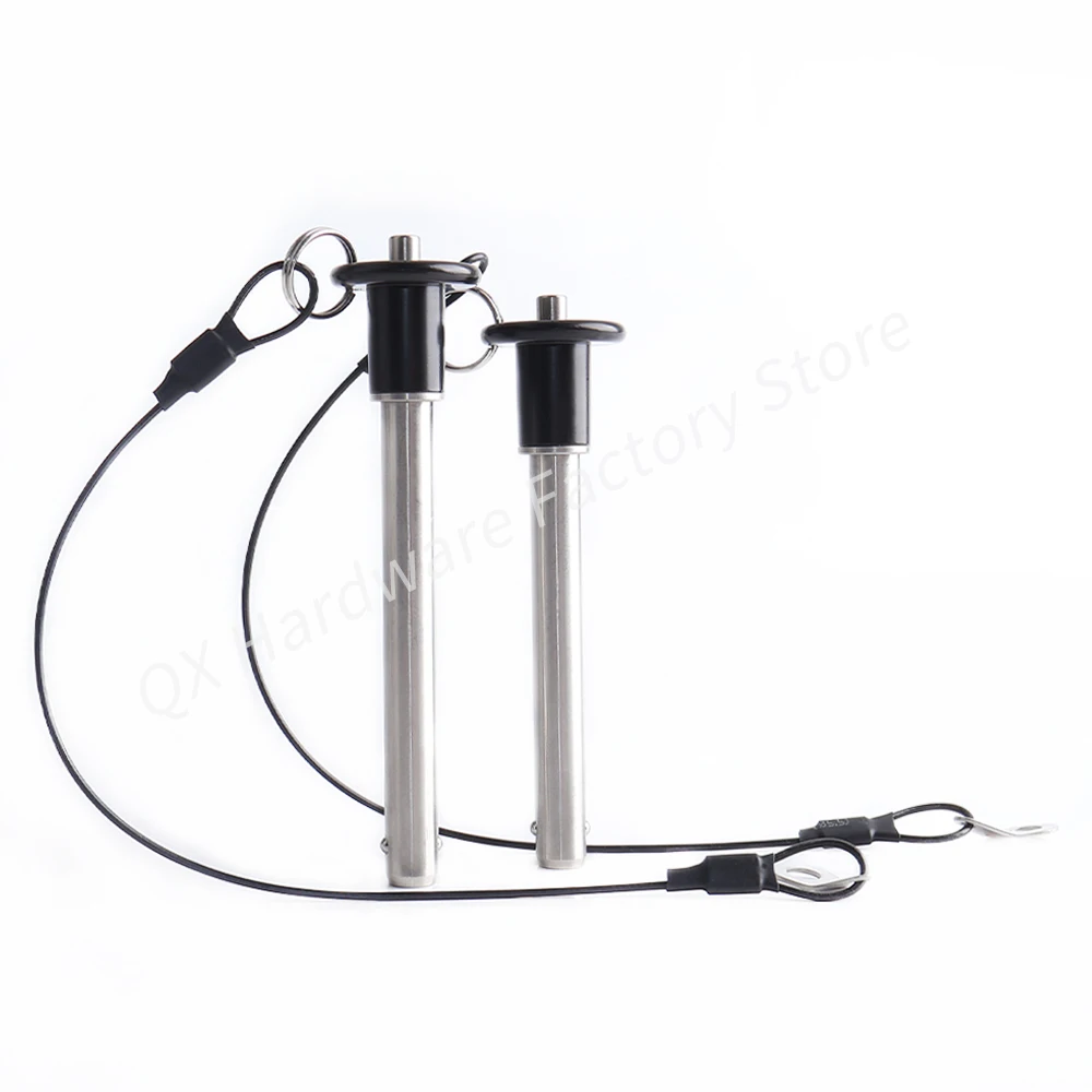 Quick Release Pin QX011 Stainless Steel Ball Lock Pin Button Handle Quick Release Quick Pull Pins With Safety Rope
Quick Release Pin QX011 Stainless Steel Ball Lock Pin Button Handle Quick Release Quick Pull Pins With Safety Rope