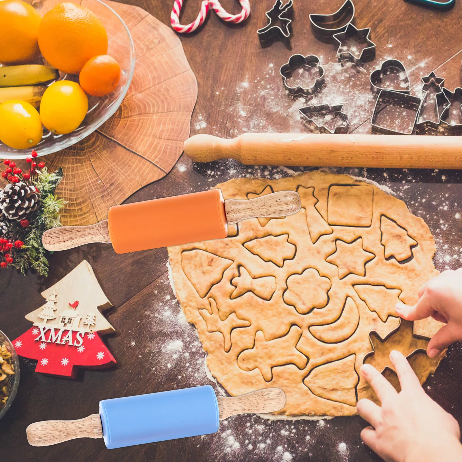 3 Pcs Children Rolling Pin Silicone Non stick Compact Size Easy to Clean Baking Dough Roller for Kids Mini Toys
3 Pcs Children Rolling Pin Silicone Non stick Compact Size Easy to Clean Baking Dough Roller for Kids Mini Toys