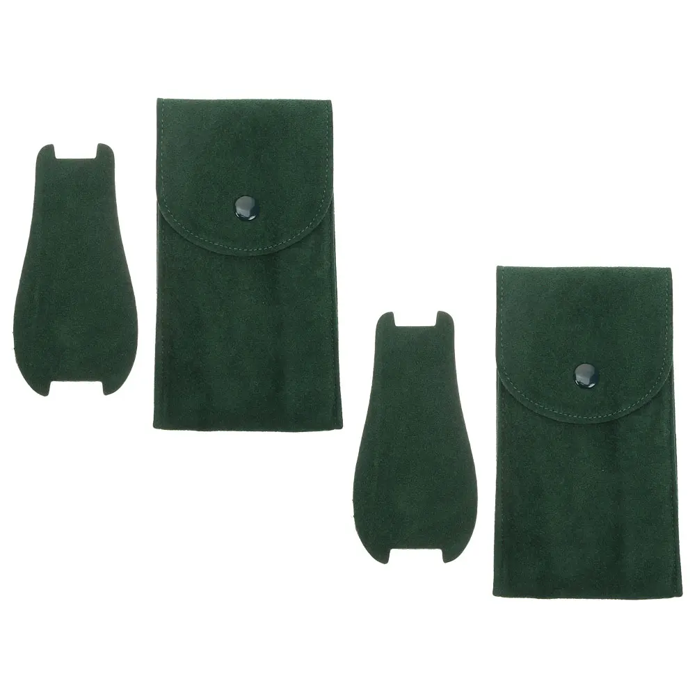 2 Pcs Watch Storage Bag Travel Organizer Outdoor Holder Pouch Flannel Carrying Case Green Portable Protective Container
2 Pcs Watch Storage Bag Travel Organizer Outdoor Holder Pouch Flannel Carrying Case Green Portable Protective Container