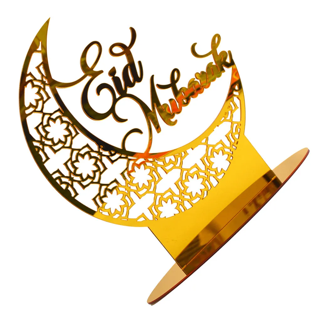 Eid Mubarak Acrylic Decoration Tabletop Craft Ornament Double Sided Gold Ramadan Home Office Holiday Centerpiece Festive Display
Eid Mubarak Acrylic Decoration Tabletop Craft Ornament Double Sided Gold Ramadan Home Office Holiday Centerpiece Festive Display