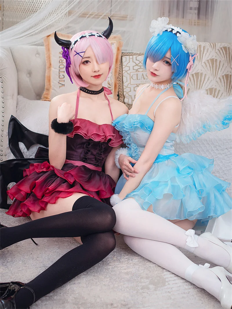Re:Life In A Different World From Zero Ram&Rem Cosplay Costume Devil & Angel Uniform Role Play Outfit
Re:Life In A Different World From Zero Ram&Rem Cosplay Costume Devil & Angel Uniform Role Play Outfit