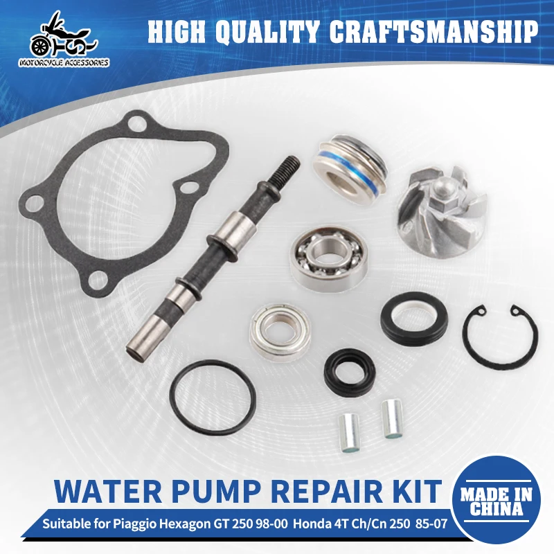 SJ Motorcycle Engine Parts Repair Kit For Honda Ch/Cn 250 For Piaggio Hexagon CT250 Scooter Water Pump Bearing Repair Kit
SJ Motorcycle Engine Parts Repair Kit For Honda Ch/Cn 250 For Piaggio Hexagon CT250 Scooter Water Pump Bearing Repair Kit