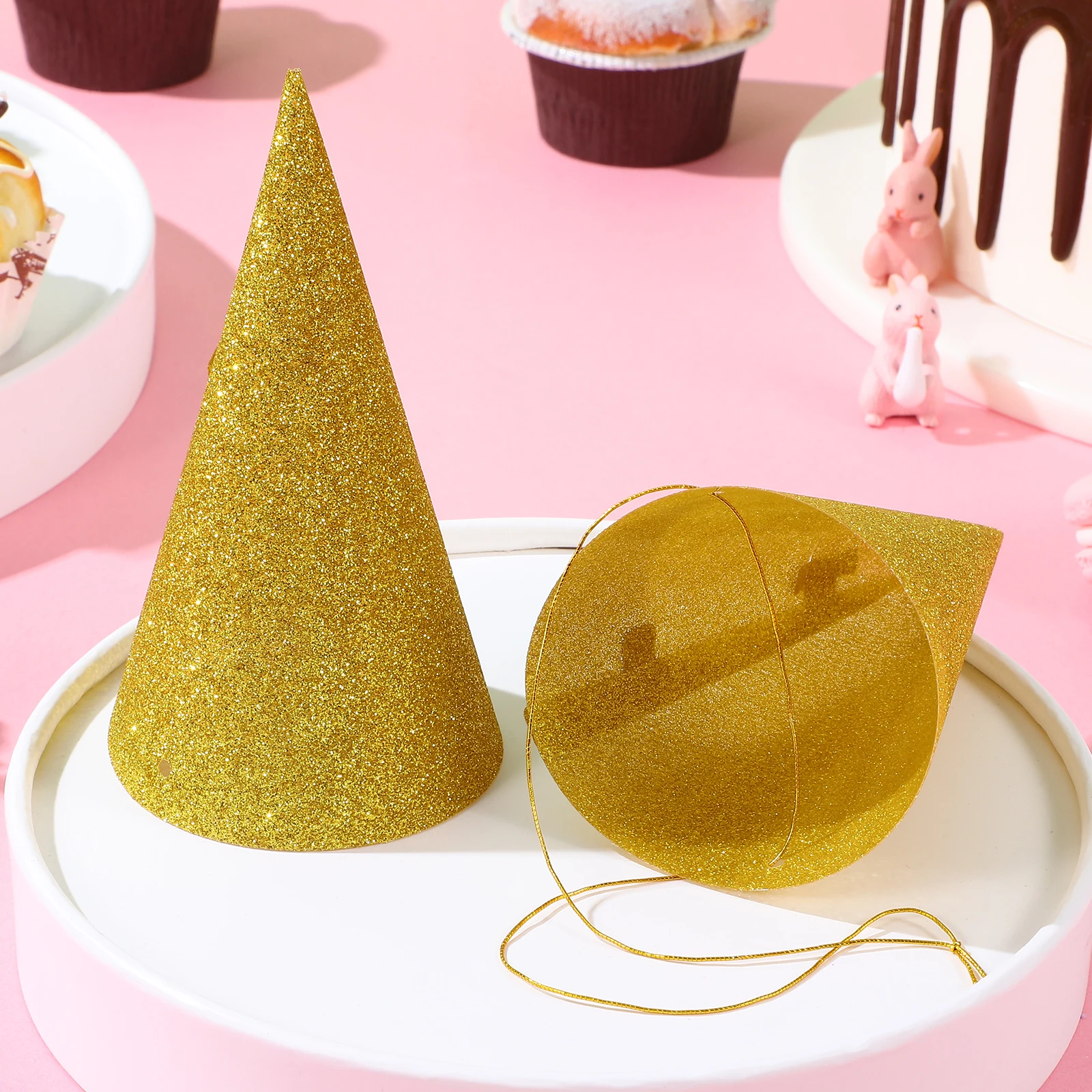 12 Pcs Birthday Hat Party Decorations Glitter Hats Burthday Cake Cone Cap Glue Child
12 Pcs Birthday Hat Party Decorations Glitter Hats Burthday Cake Cone Cap Glue Child