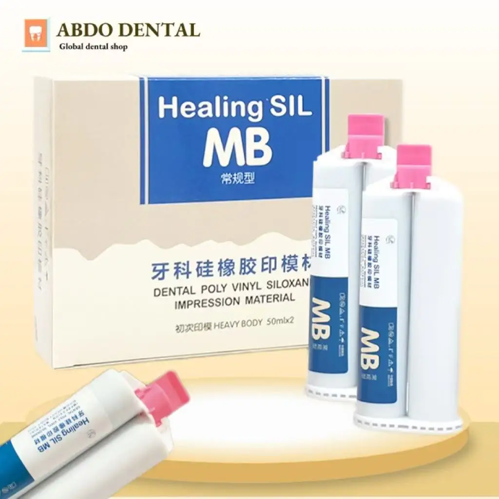 Dental impression material Healing SlL MB Heavy Body One-time mold taking 50 ml dental silicone rubber impression tool
Dental impression material Healing SlL MB Heavy Body One-time mold taking 50 ml dental silicone rubber impression tool