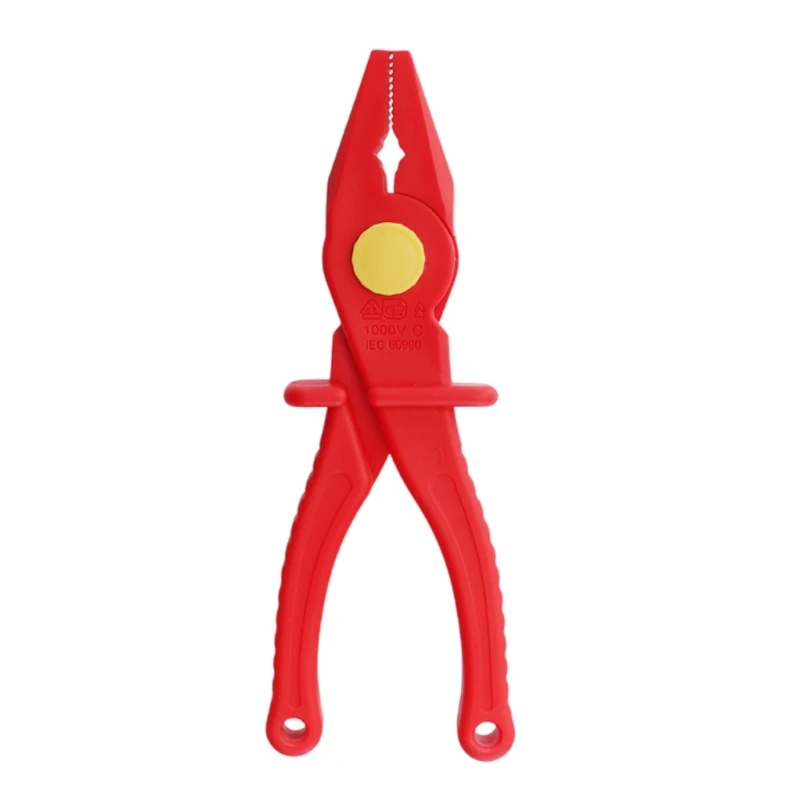 Ergonomic Handle Insulated Plastic Pliers Wearproof for Safe Instrument Installation & Electrical Work, Easy Portability
Ergonomic Handle Insulated Plastic Pliers Wearproof for Safe Instrument Installation & Electrical Work, Easy Portability
