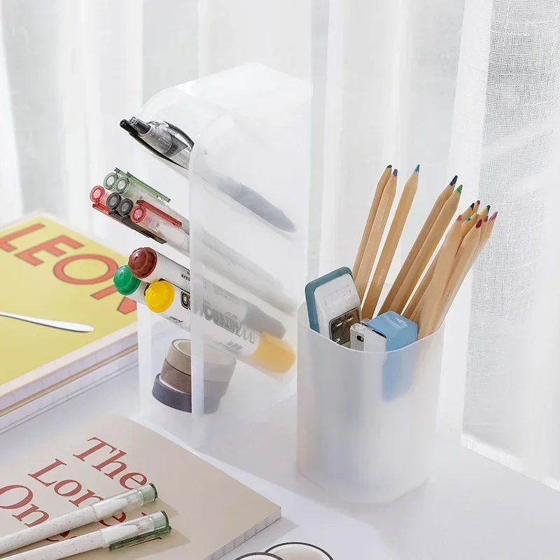 Multifunction Transparent Storage Tube for Pen, Makeup Brush, Lipstick, Desktop Scrub Oblique Insert Stationery
Multifunction Transparent Storage Tube for Pen, Makeup Brush, Lipstick, Desktop Scrub Oblique Insert Stationery