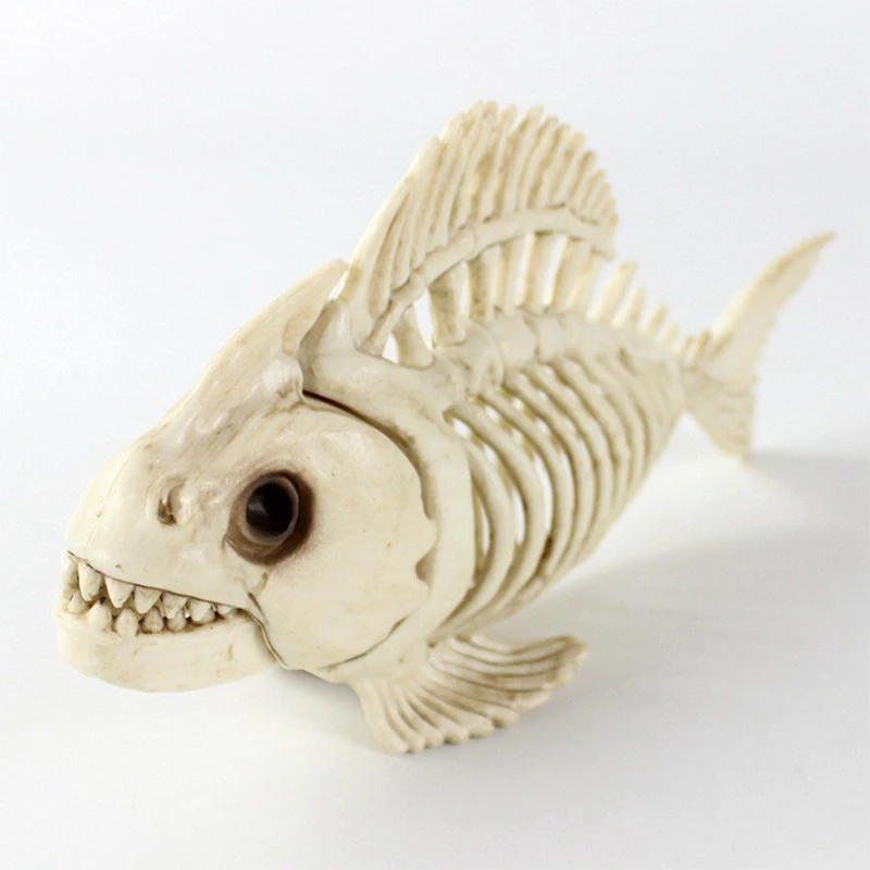 Halloween Animal Skeleton Bones Horror Piranha Fish Ornaments Creepy Decoration Props Party For Kids Gift
Halloween Animal Skeleton Bones Horror Piranha Fish Ornaments Creepy Decoration Props Party For Kids Gift