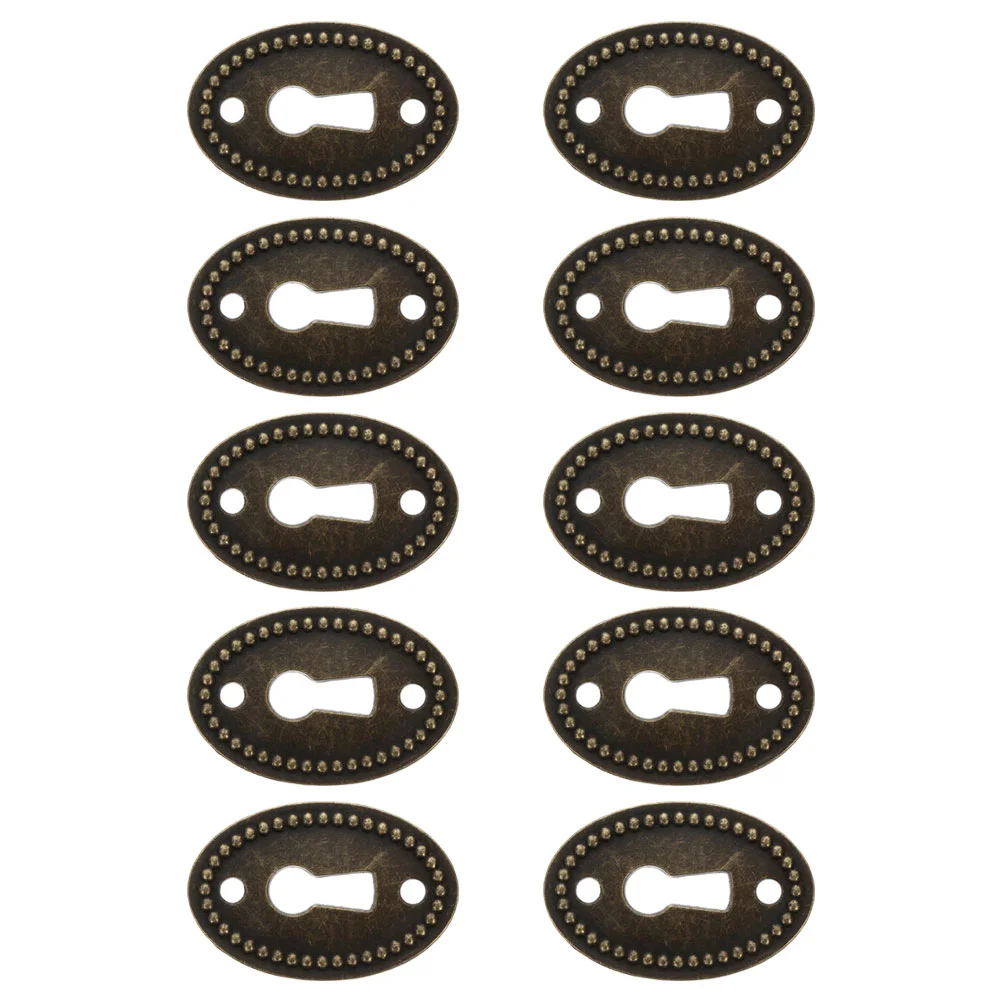 10 PCS Key Drawer Keyhole Cover Insert Alloy Oval Plated Decorative Desk Furniture Hardware Lock Zinc Replacement
10 PCS Key Drawer Keyhole Cover Insert Alloy Oval Plated Decorative Desk Furniture Hardware Lock Zinc Replacement
