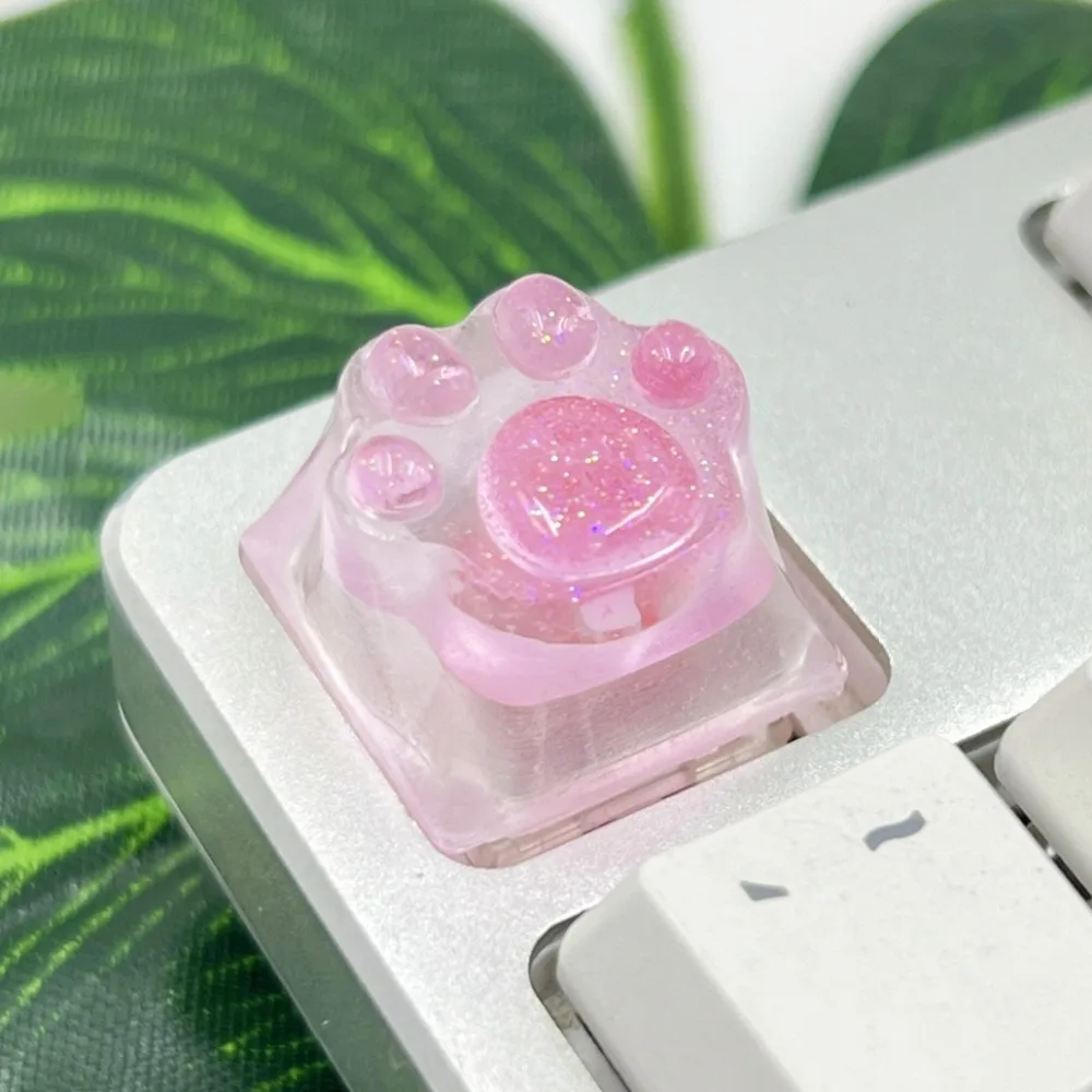 Transparent Cat's Paw Shaped Keycaps OEM R4 Height Little Key Cat's Paw Keyboard Cap Universal Handmade
Transparent Cat's Paw Shaped Keycaps OEM R4 Height Little Key Cat's Paw Keyboard Cap Universal Handmade