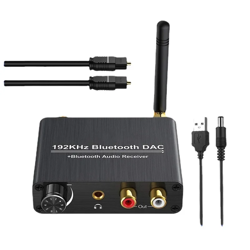 Bluetooth 5.0 Receiver - Digital Coaxial Audio Converter for TV To Connect with Speakers, Fiber Optic To Analog Audio Converter
Bluetooth 5.0 Receiver - Digital Coaxial Audio Converter for TV To Connect with Speakers, Fiber Optic To Analog Audio Converter