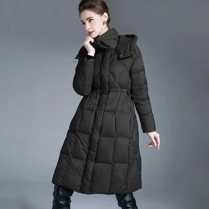 High-End Winter White Du down Jaet Women's Thiened Waist-Cinching Mid-Length Over-Knee Commute Sle Simple Straight Cut
High-End Winter White Du down Jaet Women's Thiened Waist-Cinching Mid-Length Over-Knee Commute Sle Simple Straight Cut