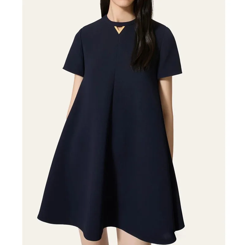 Women's New Solid Color Hollow Out A-line Doll Dress Trendy Elegant Short Sleeve Round Collar Loose Dresses Runway Designer 24
Women's New Solid Color Hollow Out A-line Doll Dress Trendy Elegant Short Sleeve Round Collar Loose Dresses Runway Designer 24