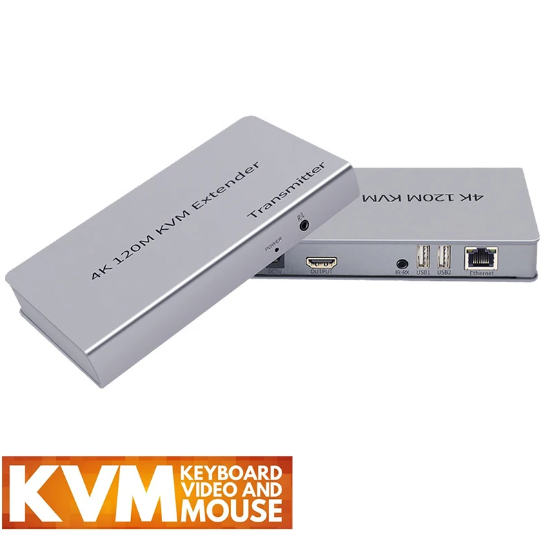 4K 30 Гц HDMI KVM-удлинитель 120M через одиночный кабель Rj45 Ethernet Cat5e/6 HDMI USB-удлинитель-передатчик-приемник для ПК NVR TV
4K 30 Гц HDMI KVM-удлинитель 120M через одиночный кабель Rj45 Ethernet Cat5e/6 HDMI USB-удлинитель-передатчик-приемник для ПК NVR TV