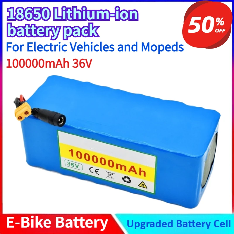 NEW 36V 100Ah Li-ion Battery Pack 10S4P XT60 for Electric Vehicles and Mopeds 18650 Cells with BMS Protection Waterproof Case
NEW 36V 100Ah Li-ion Battery Pack 10S4P XT60 for Electric Vehicles and Mopeds 18650 Cells with BMS Protection Waterproof Case