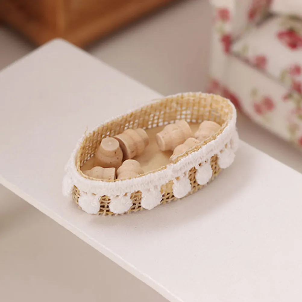 2Pcs Miniature Storage Basket Handcrafted Woven Decor for Mini House Layout Photography Prop DIY Holiday Gift Realistic Tiny
2Pcs Miniature Storage Basket Handcrafted Woven Decor for Mini House Layout Photography Prop DIY Holiday Gift Realistic Tiny