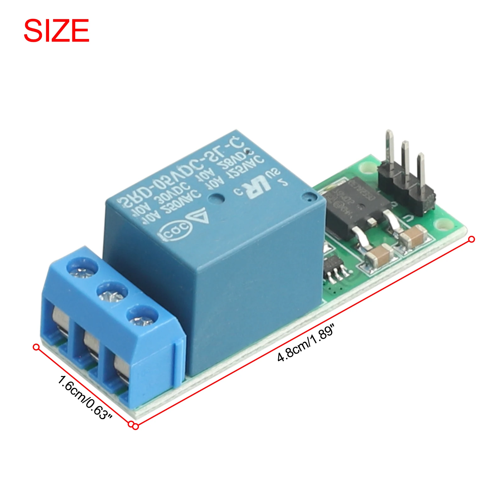Trigger Latch Relay DC 6-24V Trigger Module 4.8x1.1cm/1.89x0.43inch Accessories Bistable Flip-Flop Self-locking New
Trigger Latch Relay DC 6-24V Trigger Module 4.8x1.1cm/1.89x0.43inch Accessories Bistable Flip-Flop Self-locking New