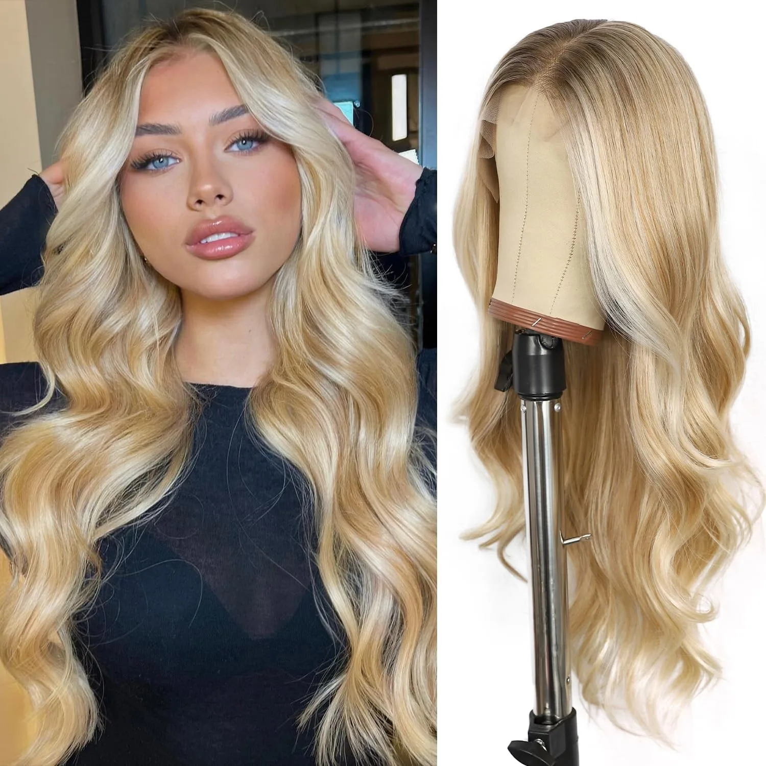 Blonde Short Wavy Wigs for Women, 13X4 Synthetic Lace Front Blonde Wigs with ...
Blonde Short Wavy Wigs for Women, 13X4 Synthetic Lace Front Blonde Wigs with ...