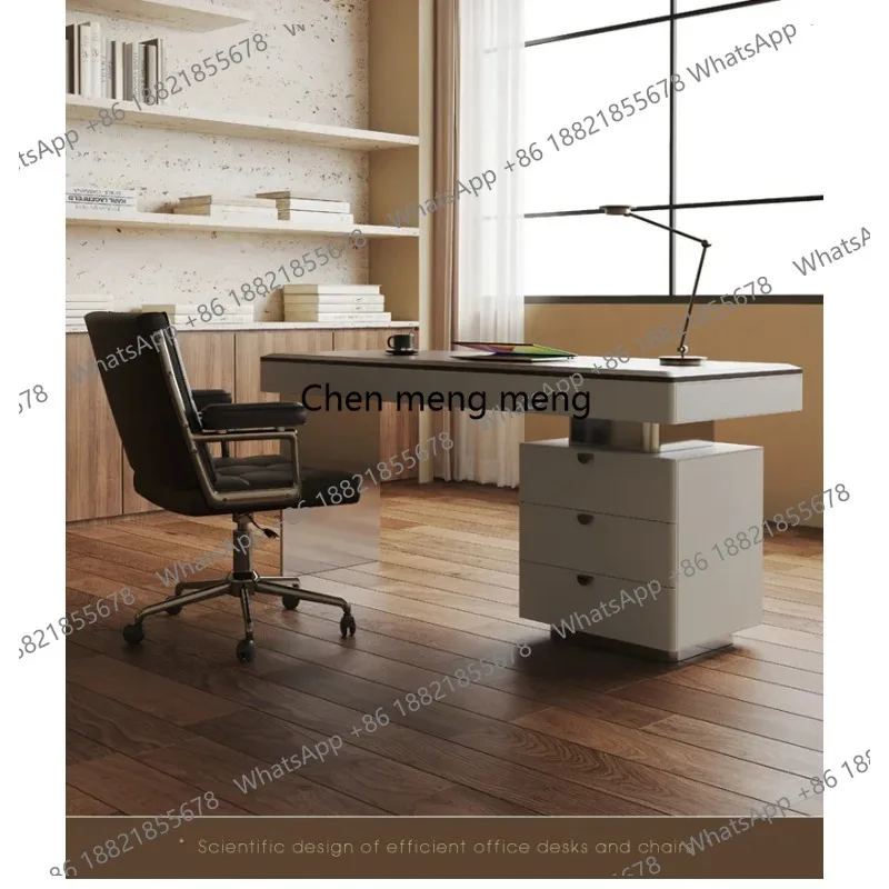 Desk light luxury modern designer Italian minimalist home study office computer desk
Desk light luxury modern designer Italian minimalist home study office computer desk