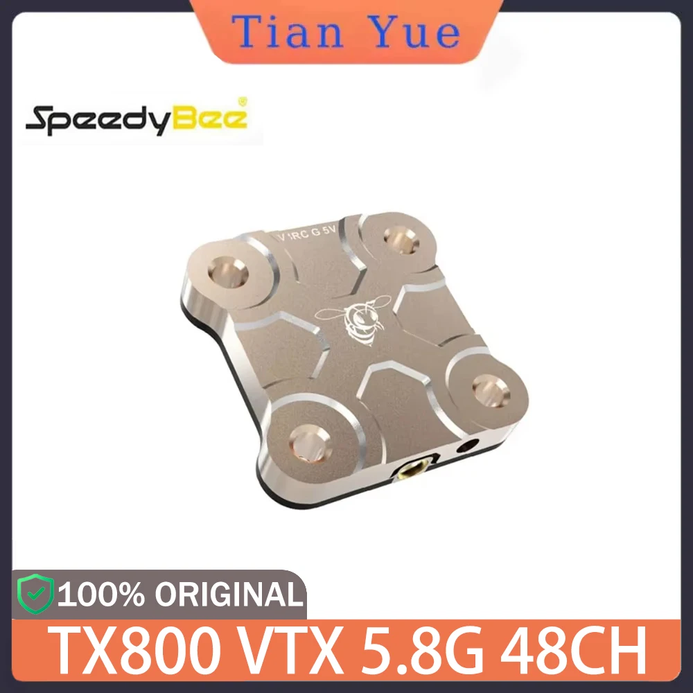 Видеопередатчик SpeedyBee TX800 VTX 5.8G 48CH с режимом PitMode, выходной мощностью 25мВт/200мВт/400мВт/800мВт, дальнобойный передатчик с поддержкой Tramp для FPV-дронов и радиоуправляемых гоночных квадрокоптеров
Видеопередатчик SpeedyBee TX800 VTX 5.8G 48CH с режимом PitMode, выходной мощностью 25мВт/200мВт/400мВт/800мВт, дальнобойный передатчик с поддержкой Tramp для FPV-дронов и радиоуправляемых гоночных квадрокоптеров