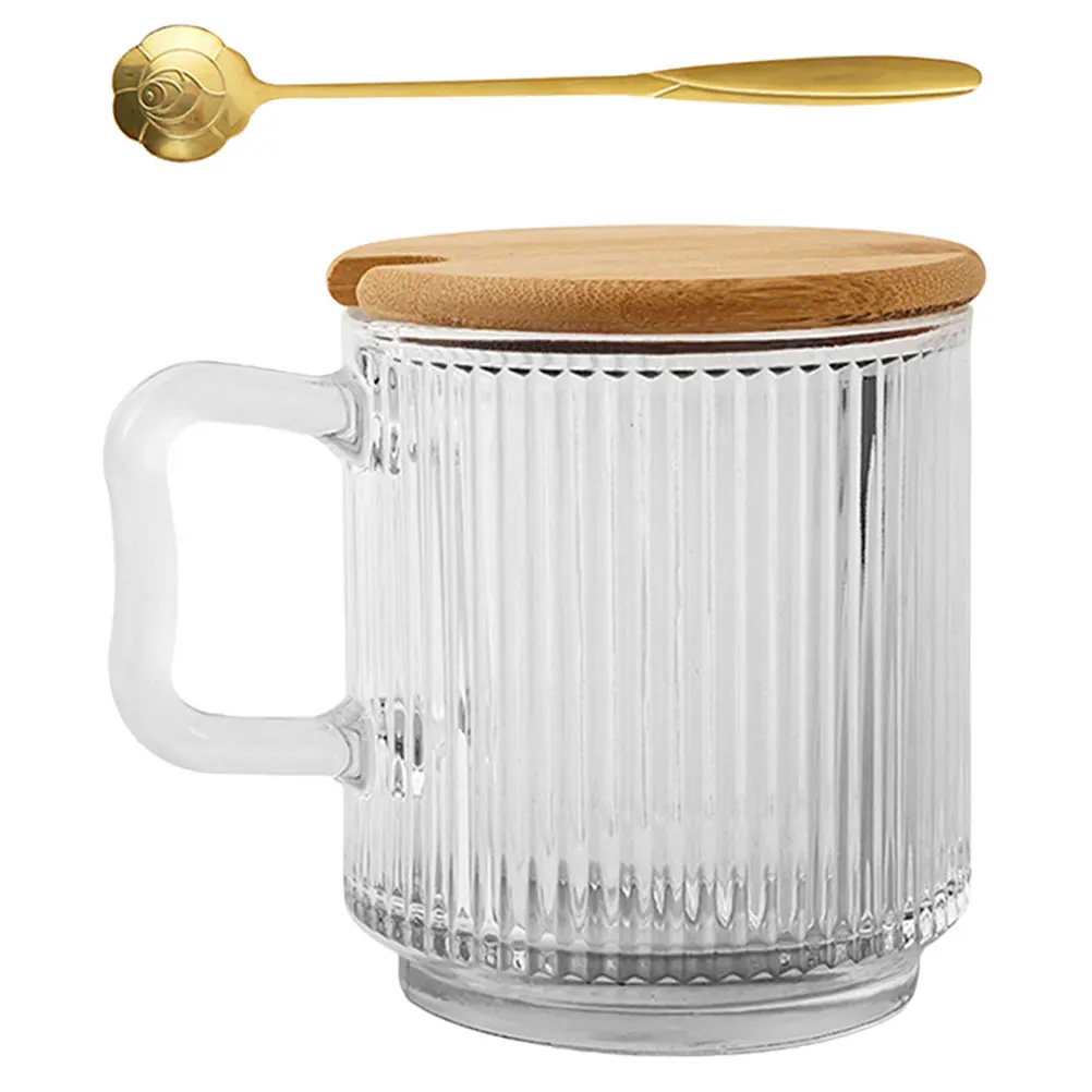 Japanese Glass Cup H Lid Spoon for Milk Coffee Water 500ml Clear Strip Safe Material Home Office Bar Use
Japanese Glass Cup H Lid Spoon for Milk Coffee Water 500ml Clear Strip Safe Material Home Office Bar Use