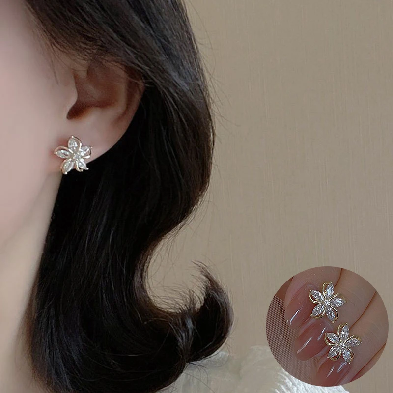 100% 925 Sterling Silver Zircon Flower Earrings for Women Girl Fashion Plant Hollow Out Design Jewelry Party Gift Dropshipping
100% 925 Sterling Silver Zircon Flower Earrings for Women Girl Fashion Plant Hollow Out Design Jewelry Party Gift Dropshipping