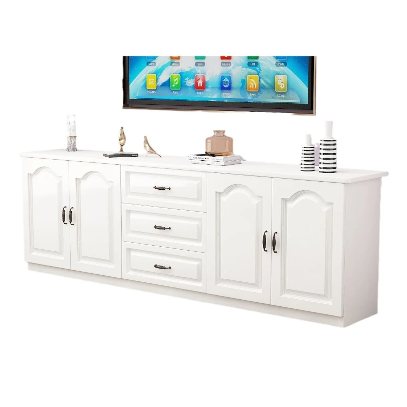 Simple solid wood TV cabinet balcony storage small apartment living room floor cabinet heightened bedroom
Simple solid wood TV cabinet balcony storage small apartment living room floor cabinet heightened bedroom