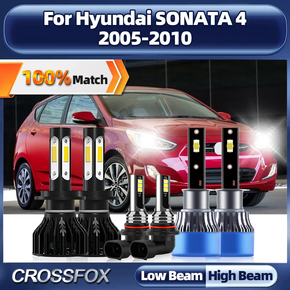 LED Headlight Bulbs 60000LM High Low Beam 12V Super Bright Auto Fog Lamps For Hyundai SONATA 4 2005 2006 2007 2008 2009 2010
LED Headlight Bulbs 60000LM High Low Beam 12V Super Bright Auto Fog Lamps For Hyundai SONATA 4 2005 2006 2007 2008 2009 2010