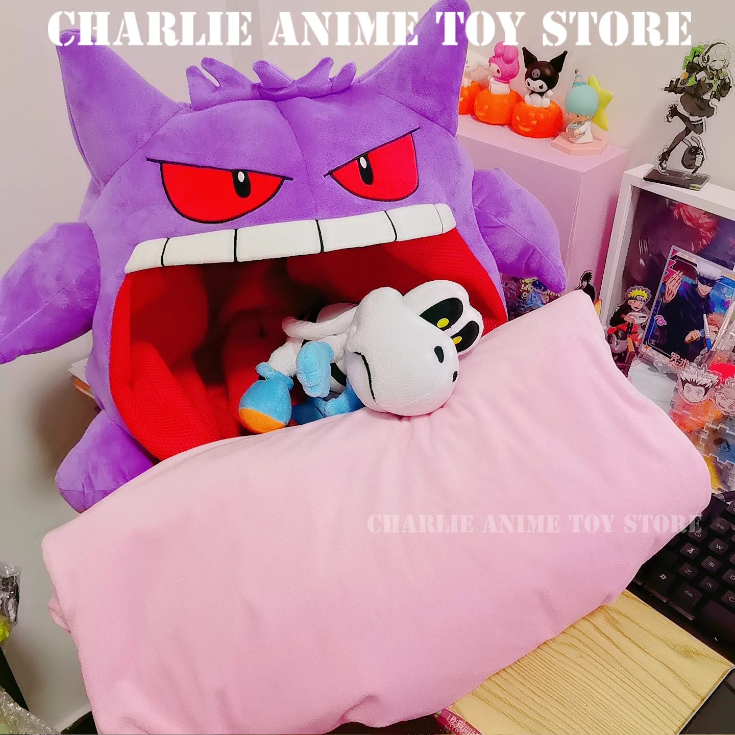 Japanese Anime Gengar Soft Plush Toy Kawaii High-Quality Stuffed Dolls 45cm Cartoon Rest Sleep Pillow Cushion Birthday Xmas Gift
Japanese Anime Gengar Soft Plush Toy Kawaii High-Quality Stuffed Dolls 45cm Cartoon Rest Sleep Pillow Cushion Birthday Xmas Gift