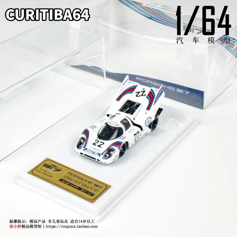 CURITIBA64 1:64 917 KH Le Mans #22 Winner Cast Alloy Model Car, Boys' Holiday Gift Toy, Adult Collection Decoration Piece.
CURITIBA64 1:64 917 KH Le Mans #22 Winner Cast Alloy Model Car, Boys' Holiday Gift Toy, Adult Collection Decoration Piece.