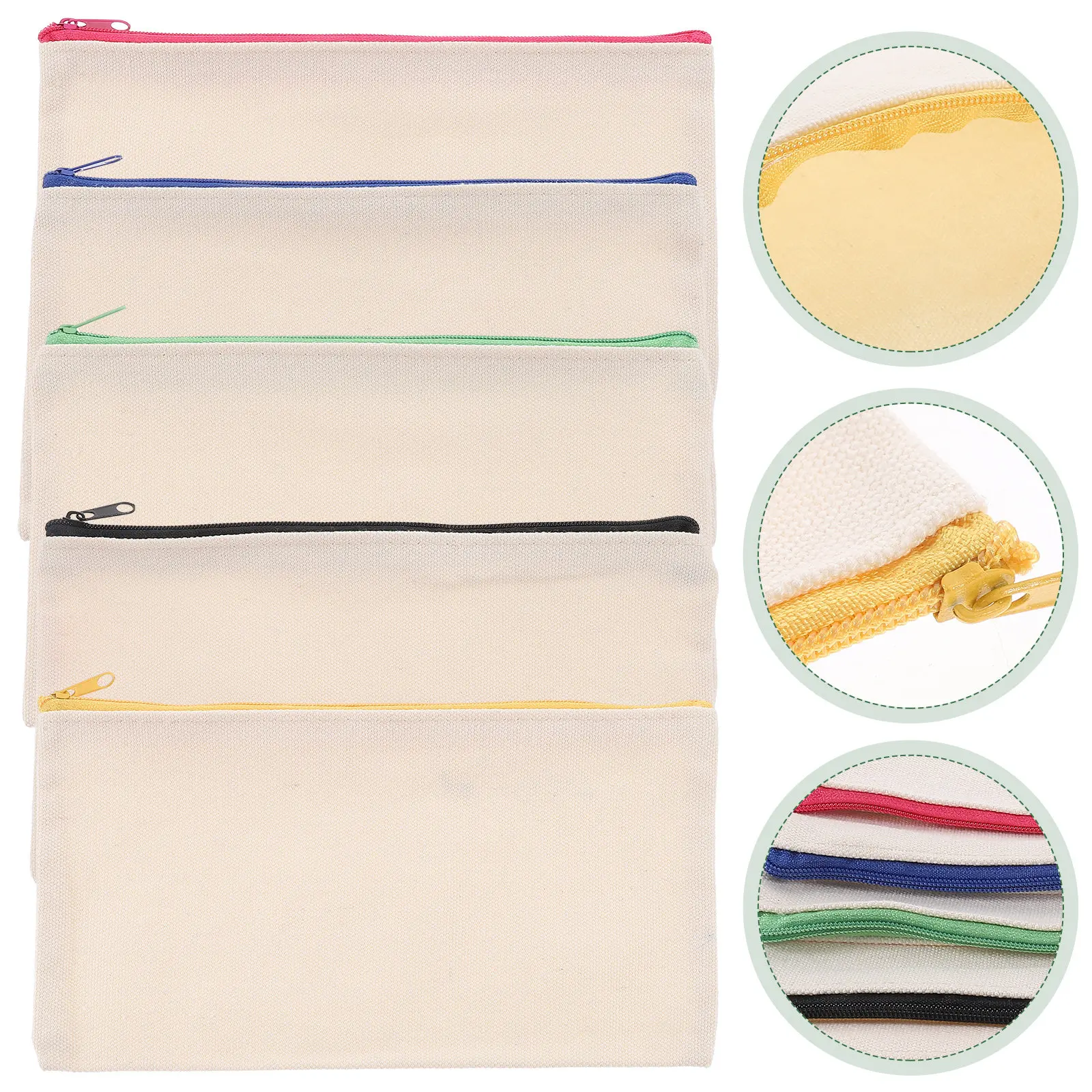 Набор из 5 дорожных косметичек из холщовой ткани на молнии, многофункциональные маленькие сумки-органайзеры
Набор из 5 дорожных косметичек из холщовой ткани на молнии, многофункциональные маленькие сумки-органайзеры