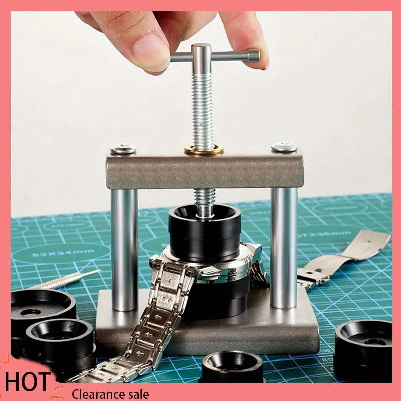 A88Z 12Pcs Watch Metal Capping Machine Set Back Case Cover Press Screw Close Watchmakers Hand Repair Tools Kit
A88Z 12Pcs Watch Metal Capping Machine Set Back Case Cover Press Screw Close Watchmakers Hand Repair Tools Kit