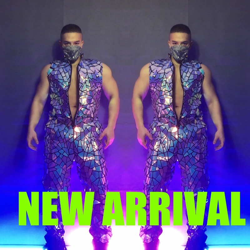 Symphony Mirrors Jumpsuit Sexy Pole Dance Clothing Bar Nightclub Party Men Lens Overalls Gogo Dance Costumes Rave Outfit XS2362
Symphony Mirrors Jumpsuit Sexy Pole Dance Clothing Bar Nightclub Party Men Lens Overalls Gogo Dance Costumes Rave Outfit XS2362