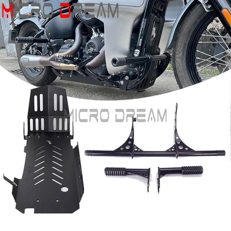 For Harley Softail Standard FXBB FXLR FXST 2018-23 Motorcycle Highway Crash Bar Engine Guard Skid Plate Chassis Protector Cover
For Harley Softail Standard FXBB FXLR FXST 2018-23 Motorcycle Highway Crash Bar Engine Guard Skid Plate Chassis Protector Cover