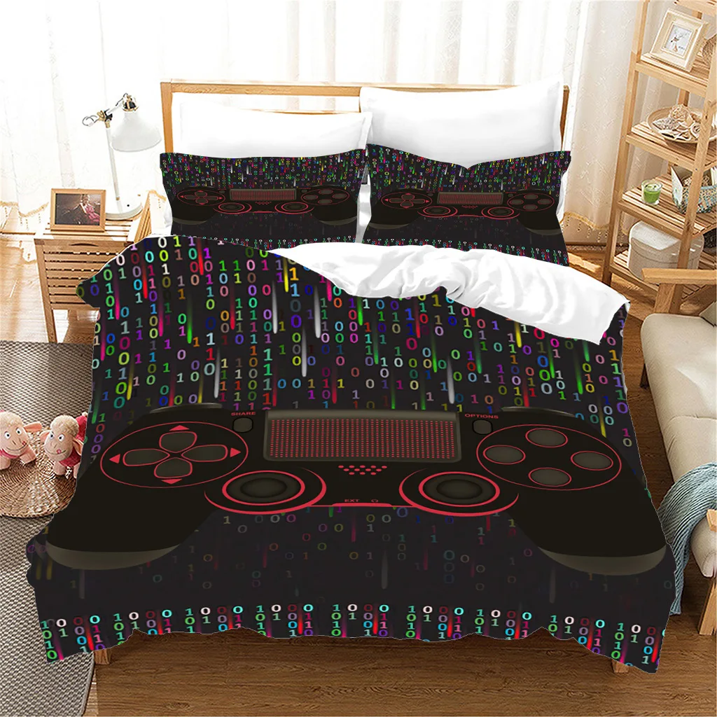 2/3pcs bedding set Digital Print Comfortable Duvet Cover for Home Bedroom Decoration, 1 Duvet Cover and 2pillowcase with Zippers
2/3pcs bedding set Digital Print Comfortable Duvet Cover for Home Bedroom Decoration, 1 Duvet Cover and 2pillowcase with Zippers