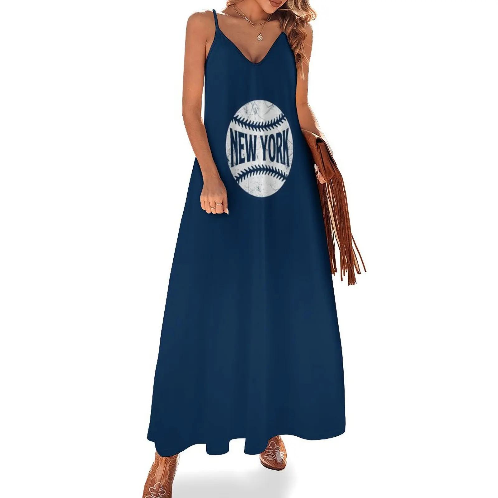 New York Retro Baseball - Navy Sleeveless Dress Woman clothing women's evening dresses 2025 women evening dress Dress
New York Retro Baseball - Navy Sleeveless Dress Woman clothing women's evening dresses 2025 women evening dress Dress