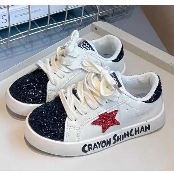 Children's Sneakers Girls Boys Pentagram Pattern Board Shoes Spring Breathable Anti-slip Lacing Slip On Shoes Flat Sports Tennis
Children's Sneakers Girls Boys Pentagram Pattern Board Shoes Spring Breathable Anti-slip Lacing Slip On Shoes Flat Sports Tennis