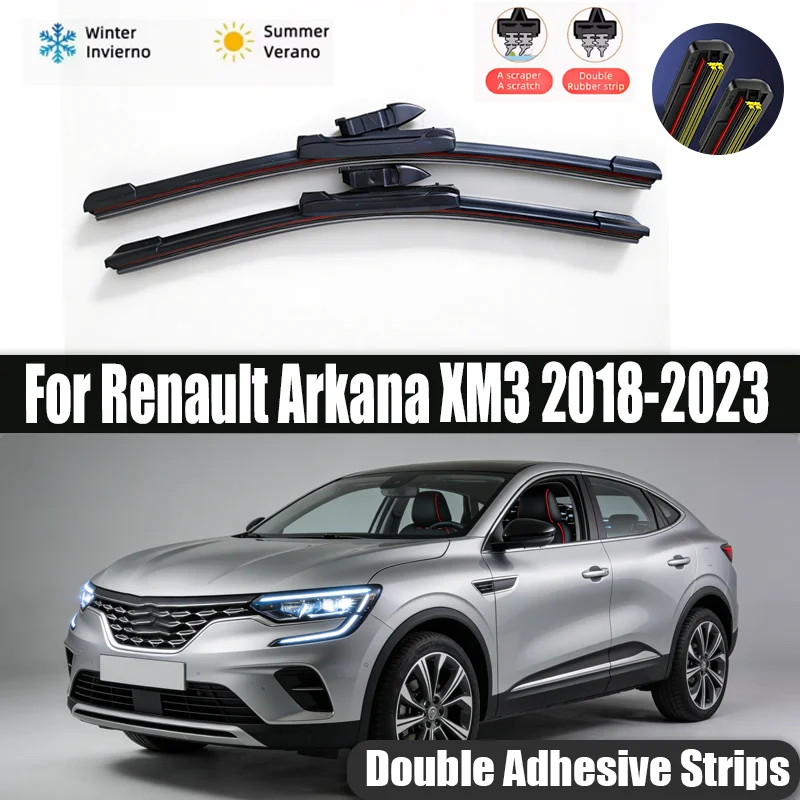 Car Wiper For Renault Arkana XM3 2018 2019 2020 2021 2022 2023 Front Wiper Blades Windshield Windscreen Window Rain Brush 24"18"
Car Wiper For Renault Arkana XM3 2018 2019 2020 2021 2022 2023 Front Wiper Blades Windshield Windscreen Window Rain Brush 24"18"