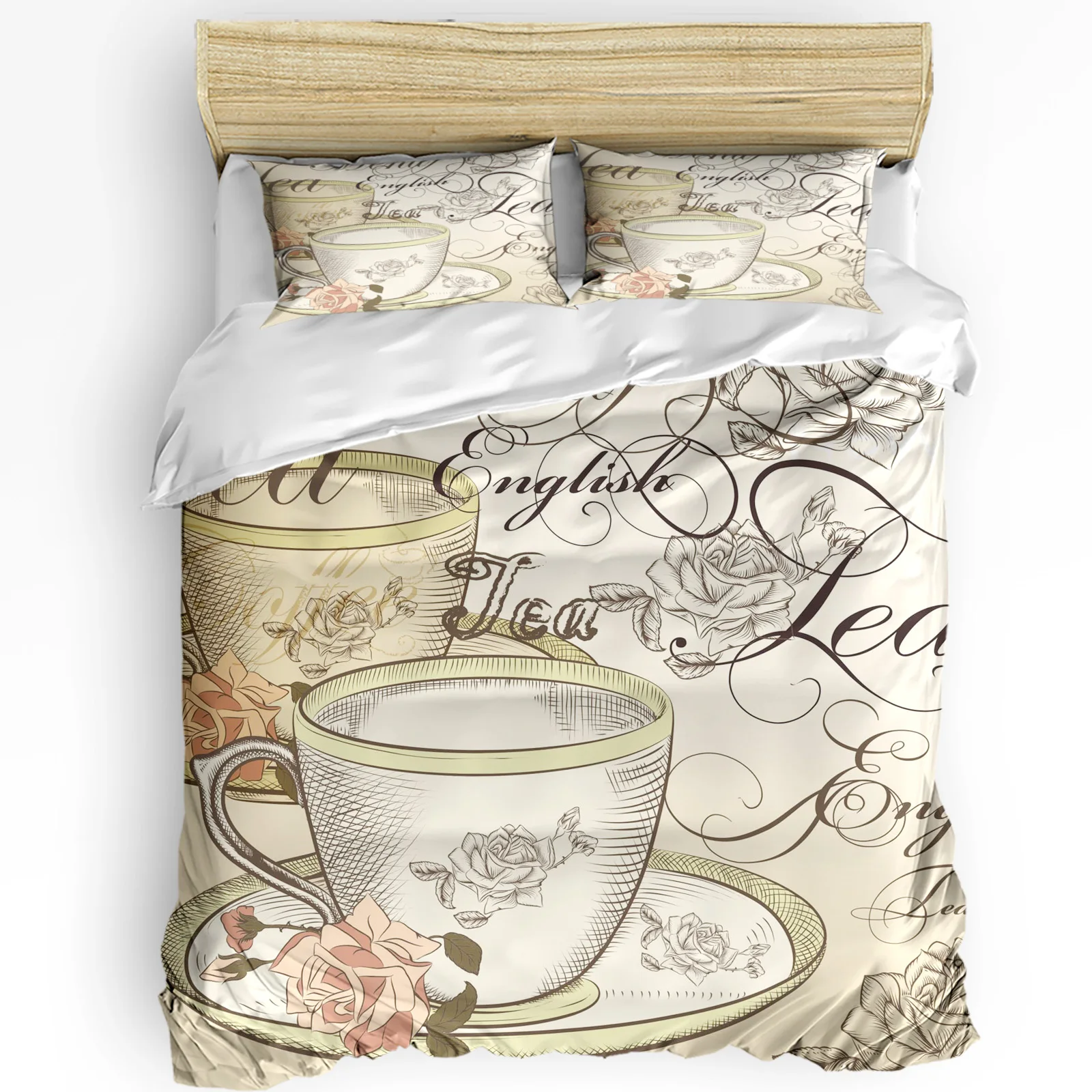 Beige Teacup Rose Flower Bedding Set 3pcs Boys Girls Duvet Cover Pillowcase Kids Adult Quilt Cover Double Bed Set Home Textile
Beige Teacup Rose Flower Bedding Set 3pcs Boys Girls Duvet Cover Pillowcase Kids Adult Quilt Cover Double Bed Set Home Textile