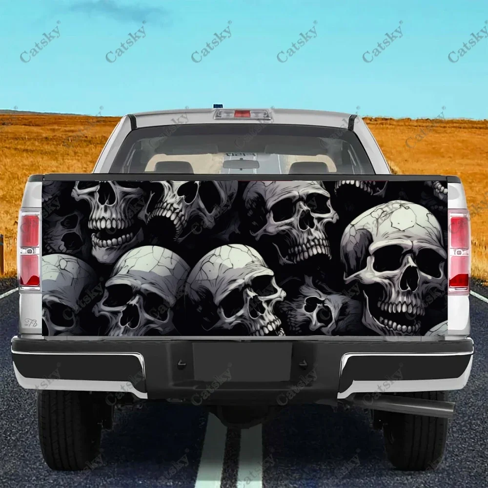 Skeleton Horror Skull Truck Tailgate Wrap Professional Grade Material Universal Fit for Full Size Trucks Weatherproof
Skeleton Horror Skull Truck Tailgate Wrap Professional Grade Material Universal Fit for Full Size Trucks Weatherproof