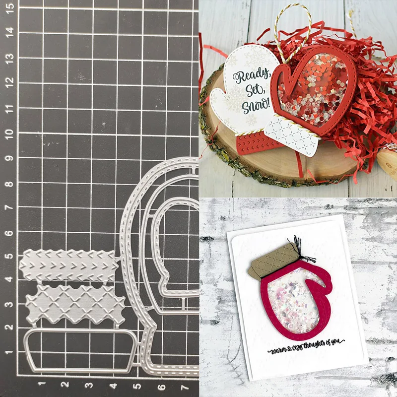 Christmas Gloves Metal Cutting Dies Stencil Scrapbook Diy Album Stamp Paper Card Embossing Decor Craft Knife Mould
Christmas Gloves Metal Cutting Dies Stencil Scrapbook Diy Album Stamp Paper Card Embossing Decor Craft Knife Mould